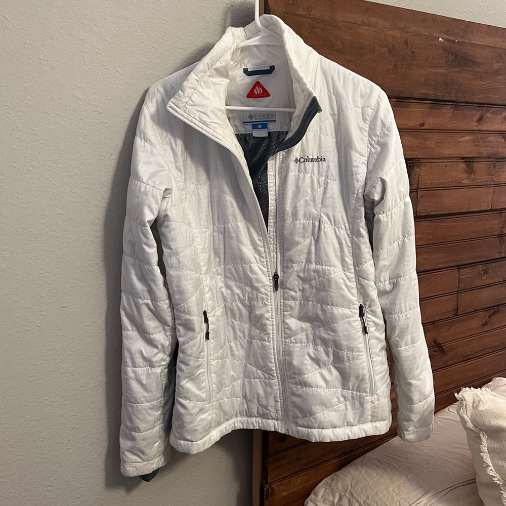 Columbia white jacket